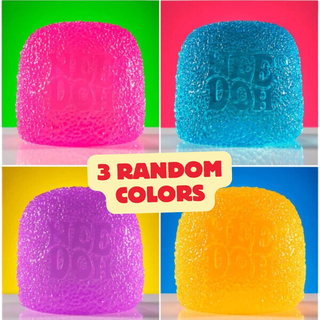 Schylling NeeDoh gumdrop close-up of doh-filled squishy surface for tactile fun.
