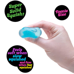 Schylling NeeDoh Nice Ice Baby blue translucent cube for visual appeal