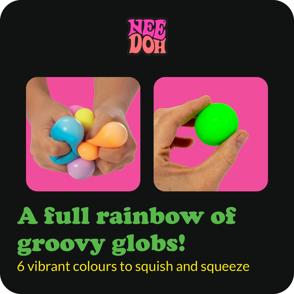 Schylling NeeDoh Rainboh Teenie bright multicolored squish for creative breaks.