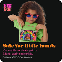 Schylling NeeDoh Rainboh Teenie six-pack ideal for sharing at playdates.
