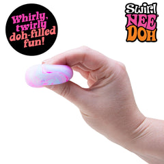 NeeDoh Teenie Fab Four swirl design offers soothing tactile variety