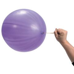 Schylling punch ball setup with rubber band for quick, engaging family games.