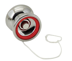 Schylling Retro Metal Yo-Yo Toy with braided cord for beginners.