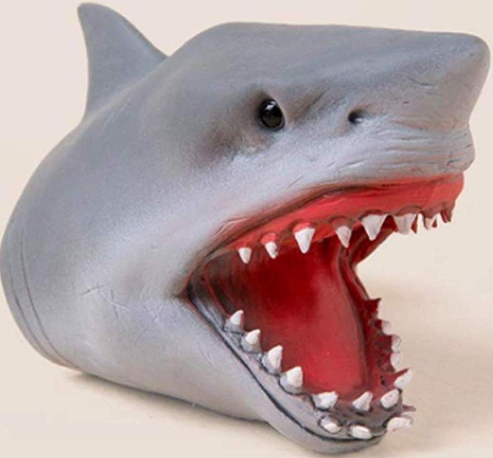 Schylling SC-SBFP tiny shark puppet for imaginative play and storytelling.