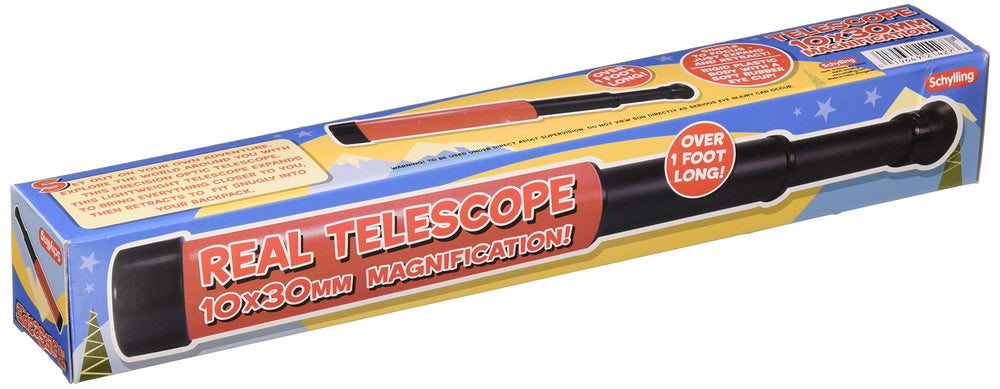 Schylling Spy Glass Telescope compact for pocket-ready travel and discovery.