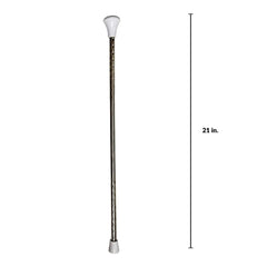 Schylling Twirling Baton purple and white ends enhance visual appeal during practice.