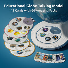 Science Can globe bilingual EN-FR toggle supports language and geography practice.