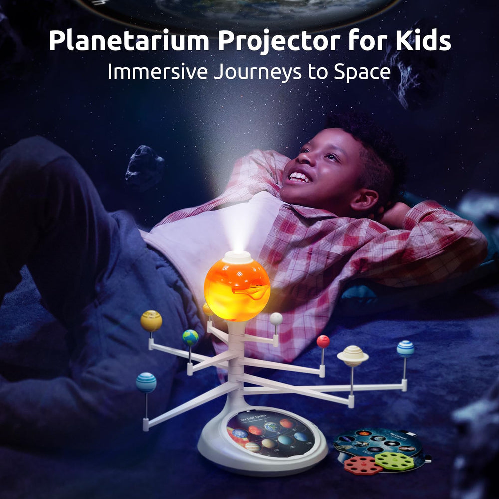 Science Can knowledge cards reveal 48 space facts.