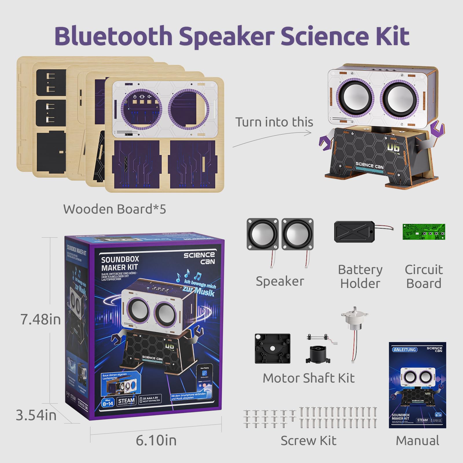 Science Can stylish decor meets functional audio for a modern room.