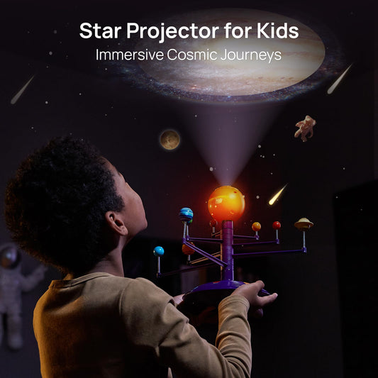 Science Can Solar System 8-planet disks show colorful space scenes for at-home exploration