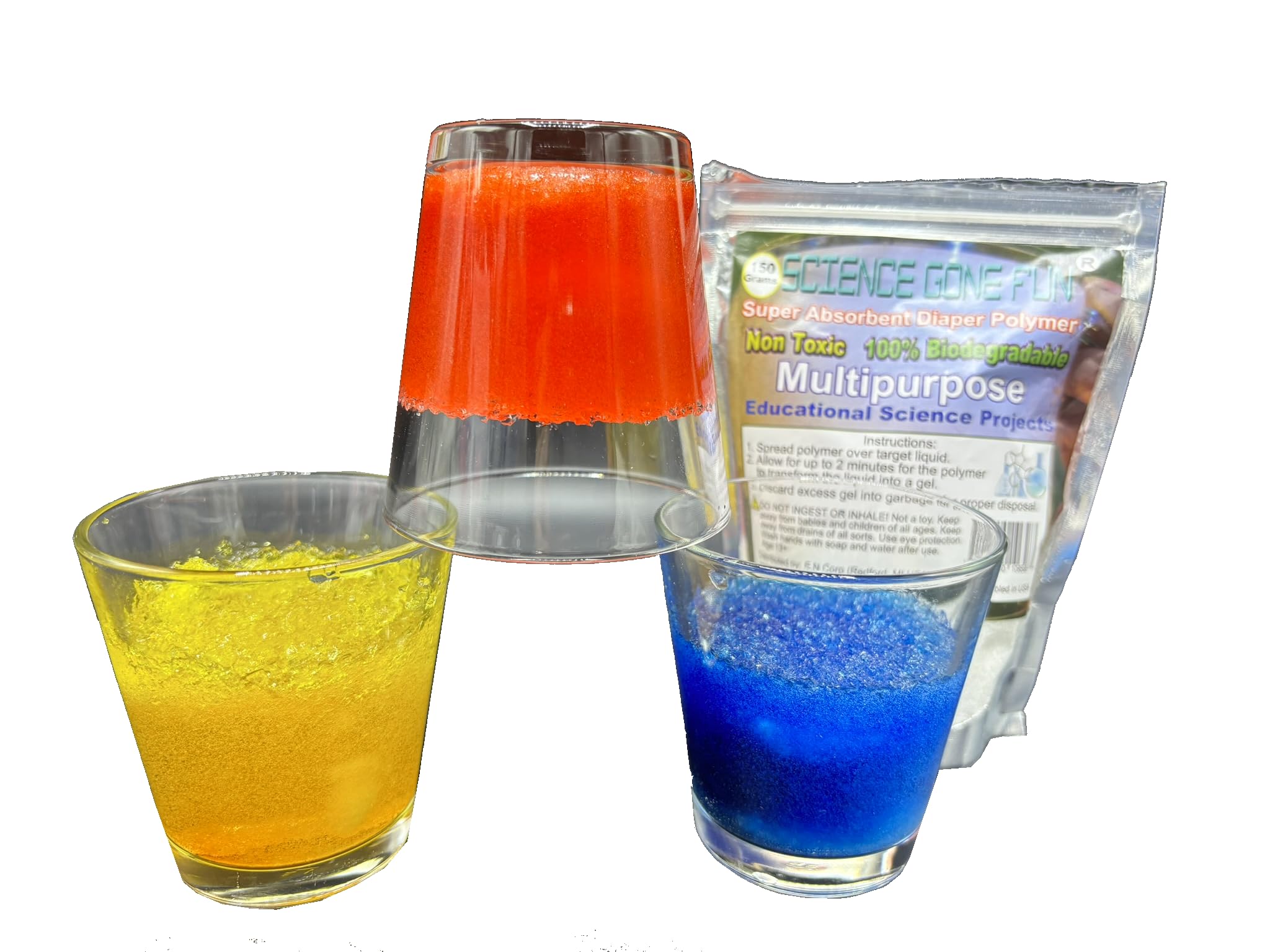 Science Gone Fun colorful slush play invites visual learning