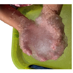 Science Gone Fun slush play with water creates a tactile gel