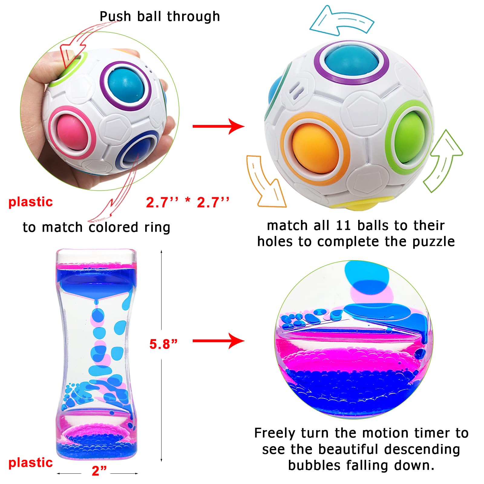 Scientoy squeeze grape ball offers tactile stress relief and focus.