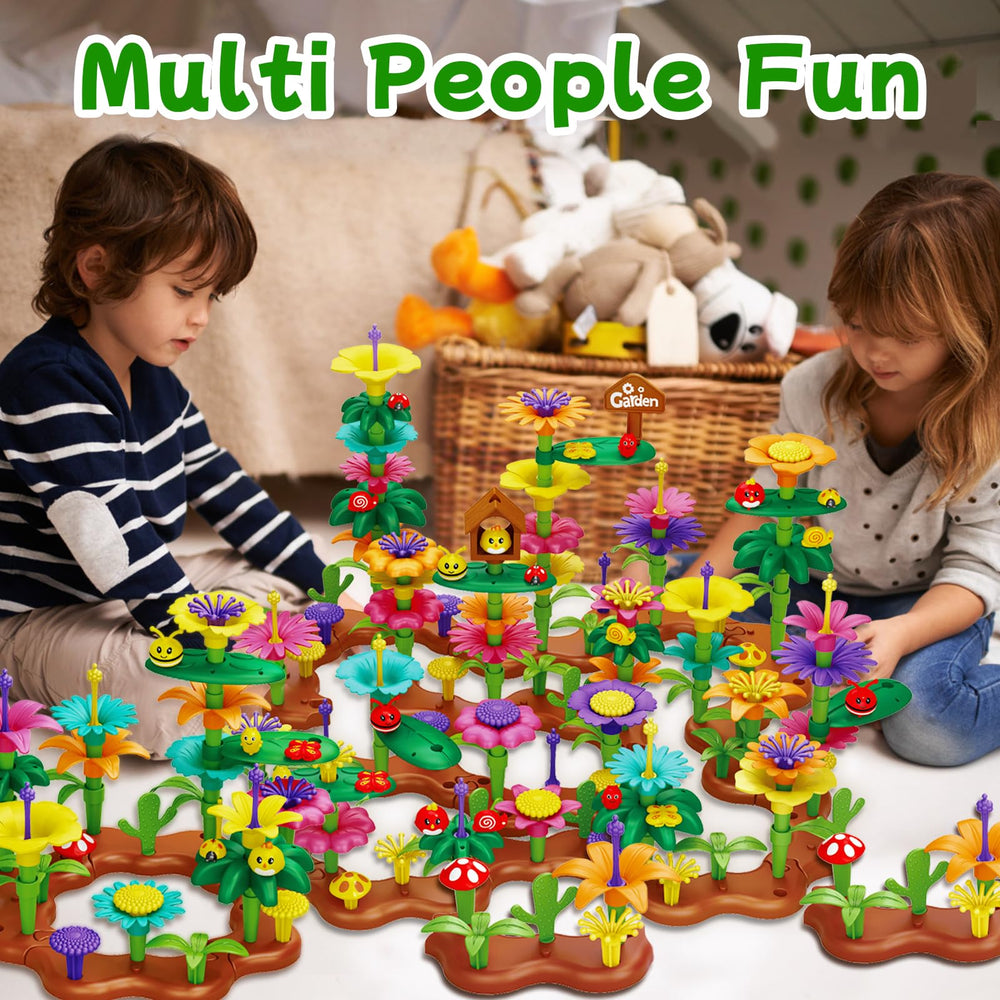 Scientoy watering pot and base support realistic garden care play.
