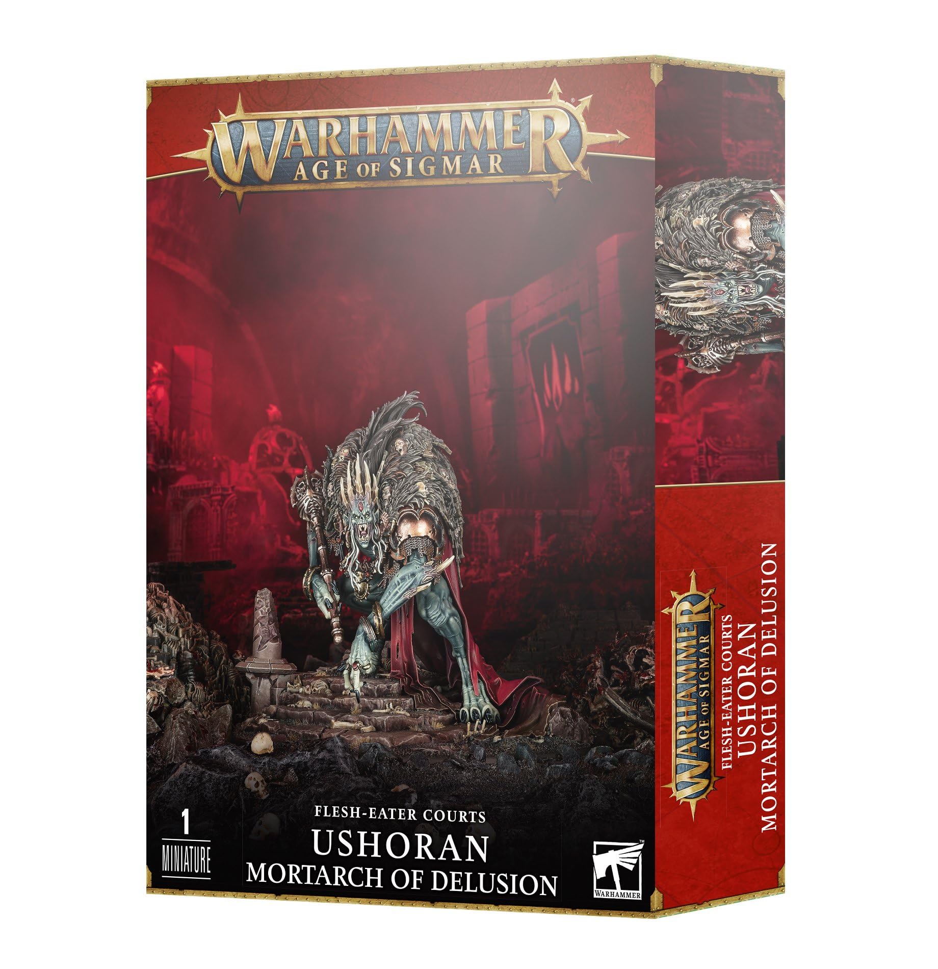 Scifi Planet Ushoran Mortarch of Delusion figure for display and collectible tabletop battles.