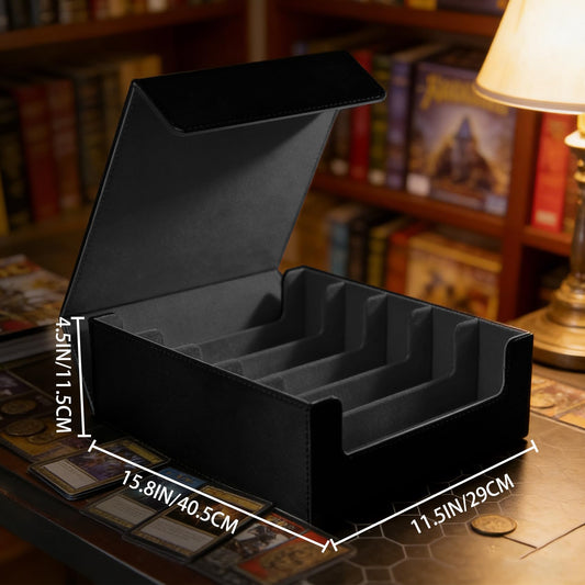 Scimi 3900+ Card Vault side view highlights its slim footprint for compact storage.