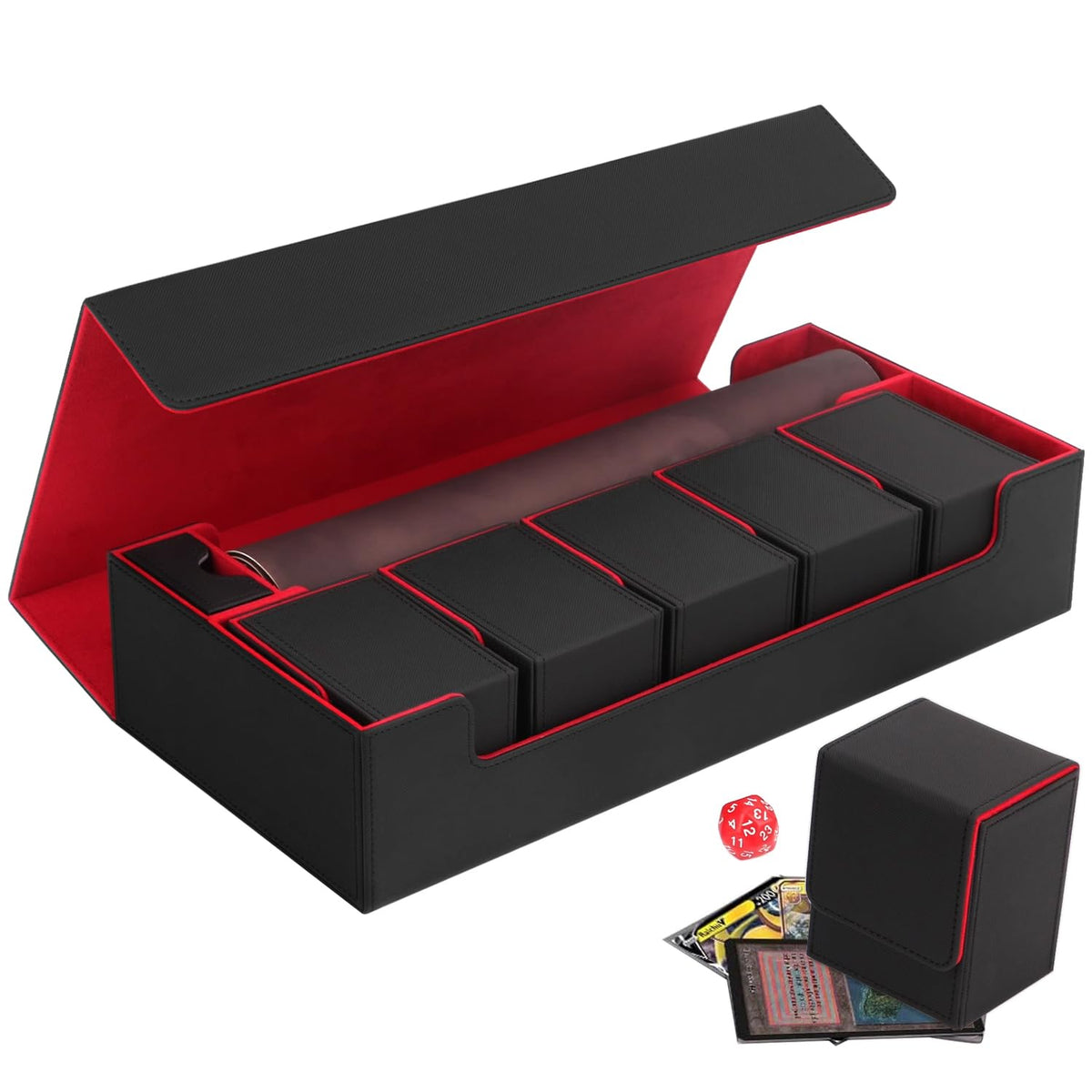 Scimi XXL storage case with magnetic lid for secure card transport