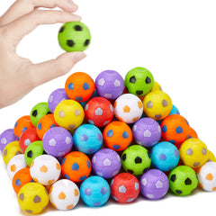 SCIONE 108-pack soccer fidget spinner balls in bright colors for party favors.