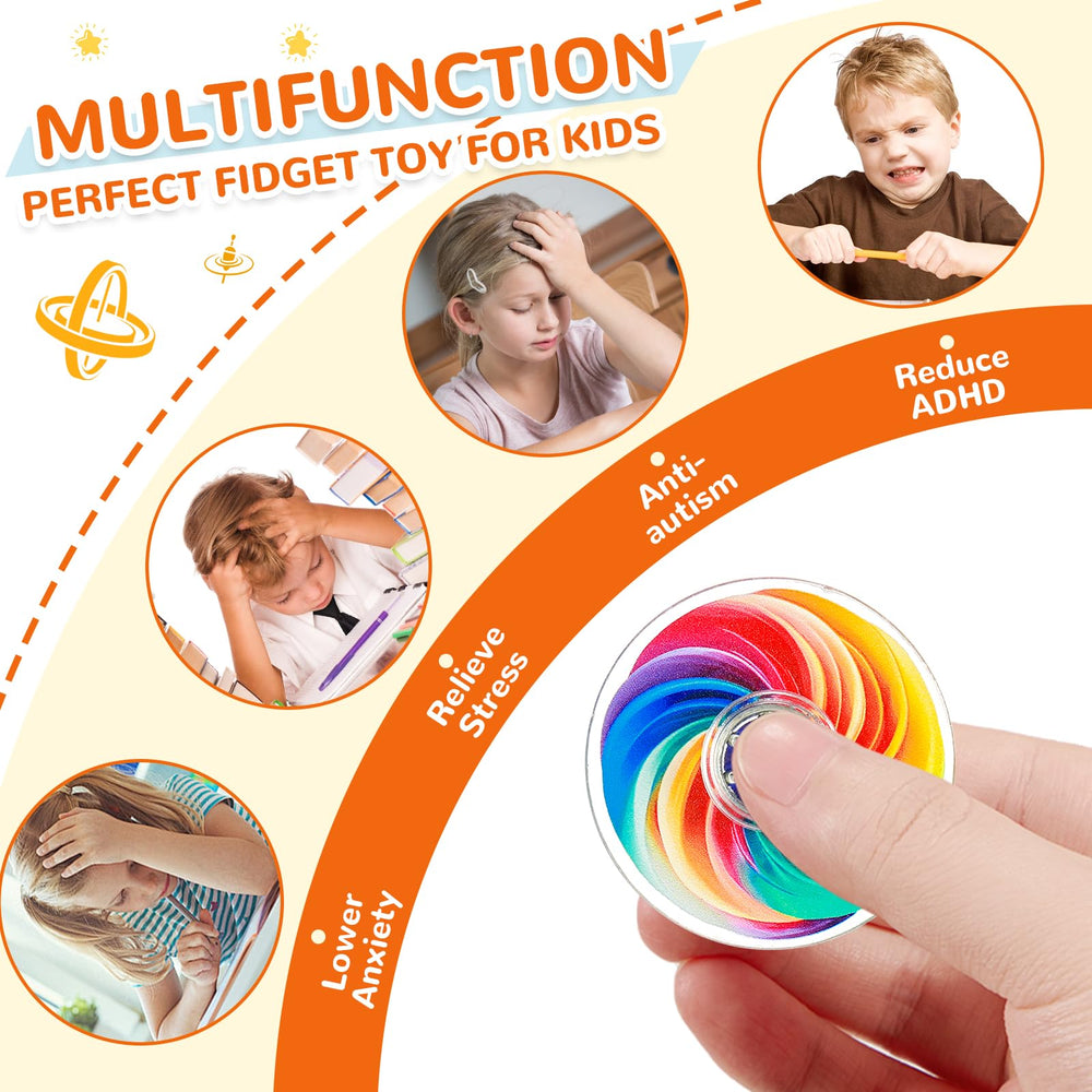 SCIONE rainbow spinner with smooth bearing for quiet spins