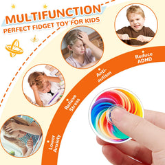 SCIONE rainbow spinner with smooth bearing for quiet spins