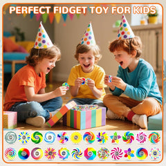 SCIONE compact rainbow spinner portable stress relief during travel
