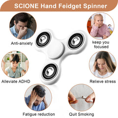 SCIONE spinner on desk shows easy grip.