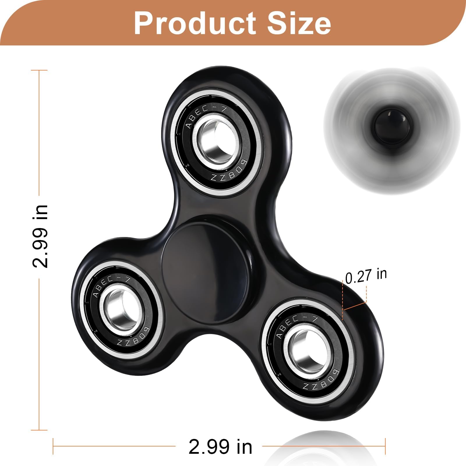 SCIONE fidget spinner packaging box showcases gift-ready appeal for easy gifting.