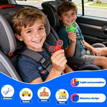 SCIONE fidget spinners black pack provides pocket-sized stress relief options