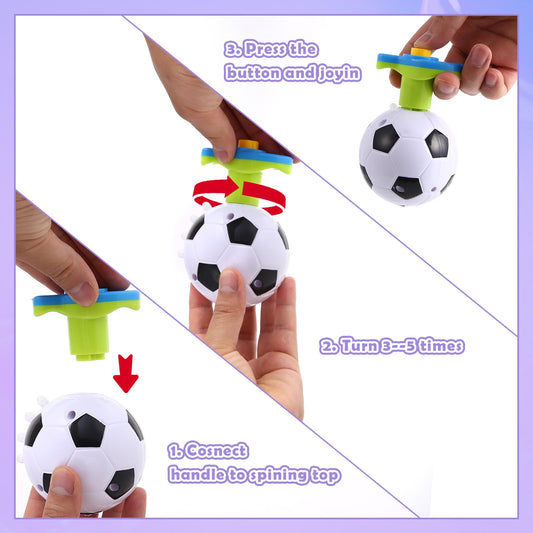 SCIONE UFO spinning top glow in dark toy sparks curiosity and visual delight