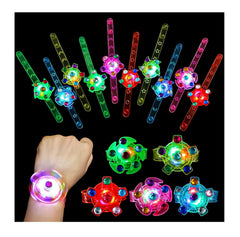 SCIONE LED spinner bracelet pack for parties