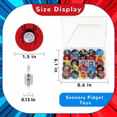 SCIONE durable acrylic spider spinner—smooth, quiet spins for focus.