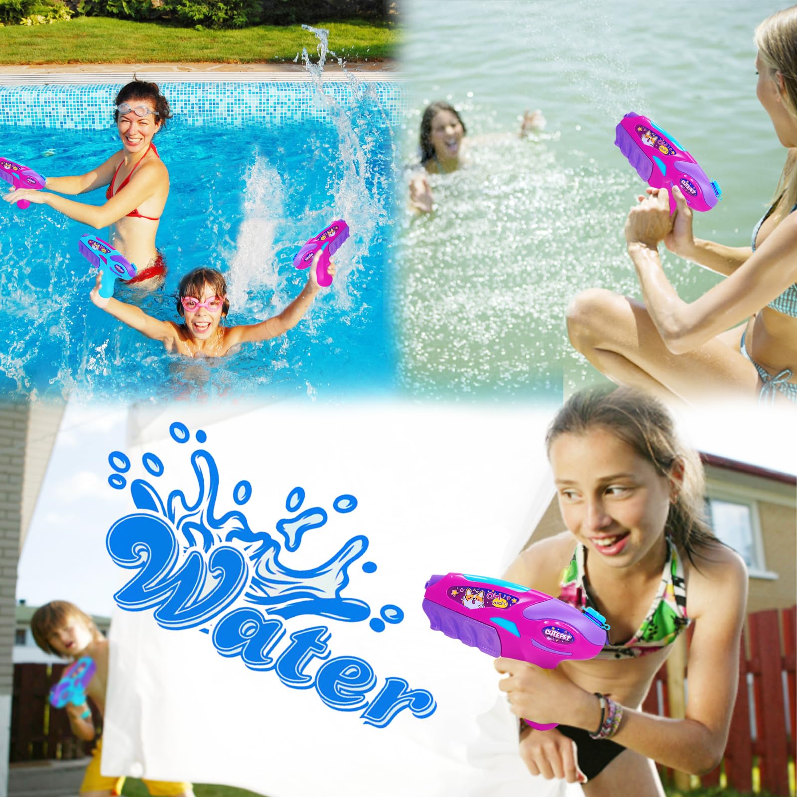 SCKTYZS durable water blaster lightweight and easy to fill for outdoor summer fun