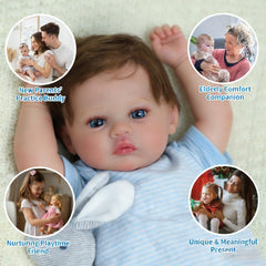 SCOM 18-inch weighted soft body shown for snug cuddling and comfort