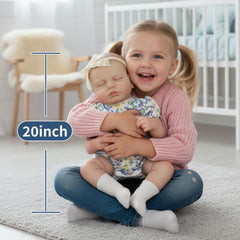SCOM 20-inch doll 7-piece gift set with outfits and accessories.