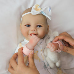 SCOM Baby Doll just-born look enhances imaginative roleplay and storytelling.