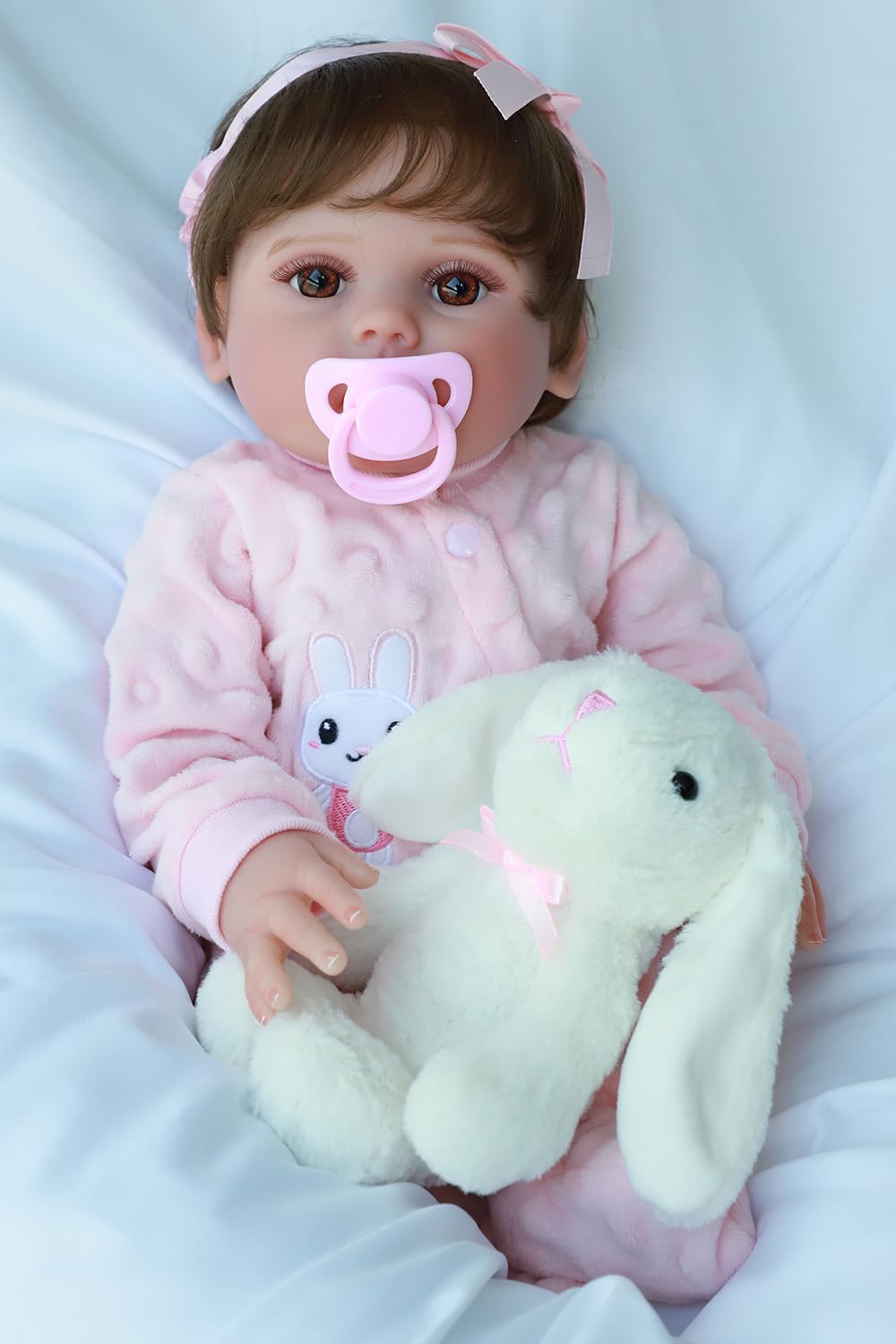 SCOM Lucy doll face details with eyelashes enhance lifelike expression