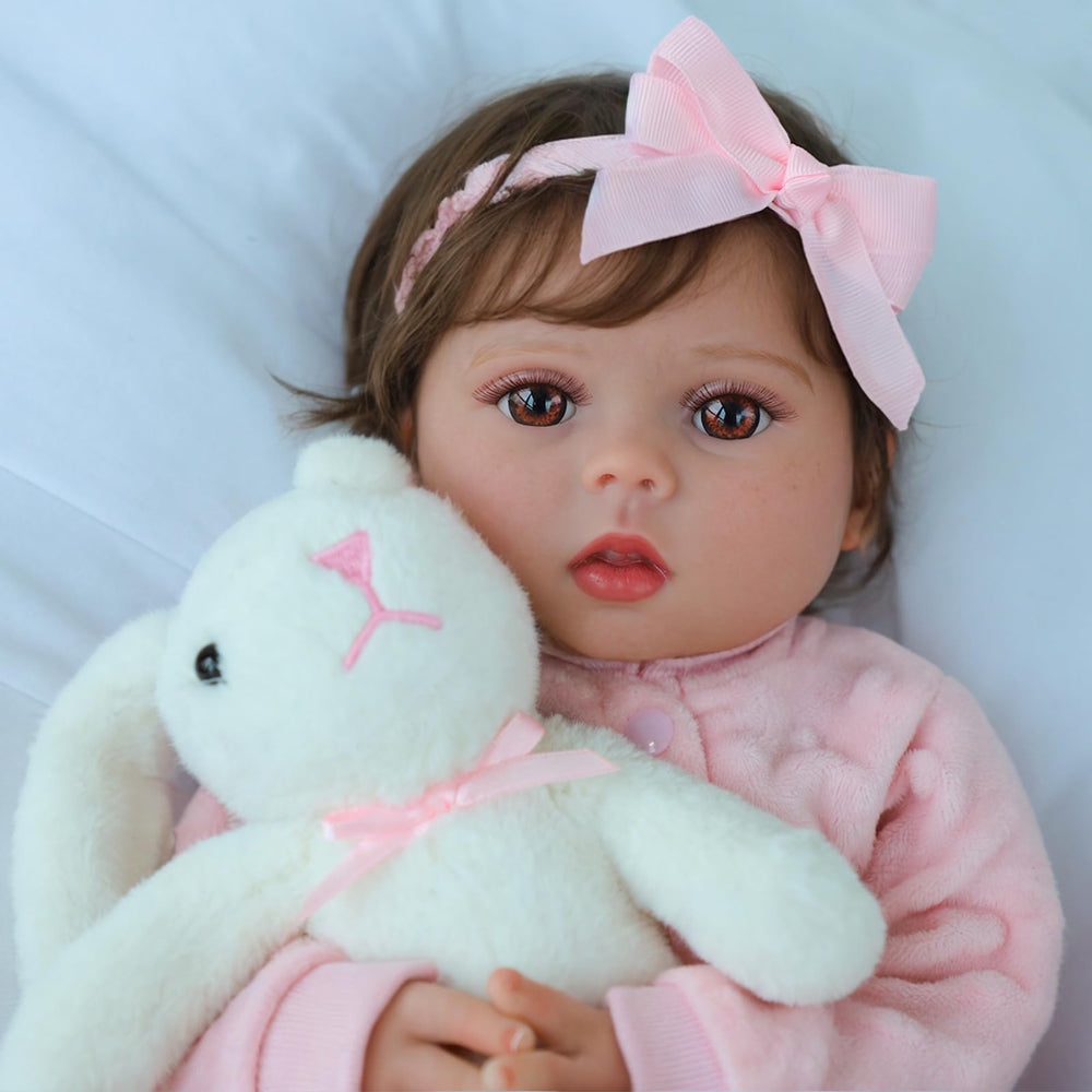 SCOM Lucy soft cloth body offers gentle warmth and cuddly comfort