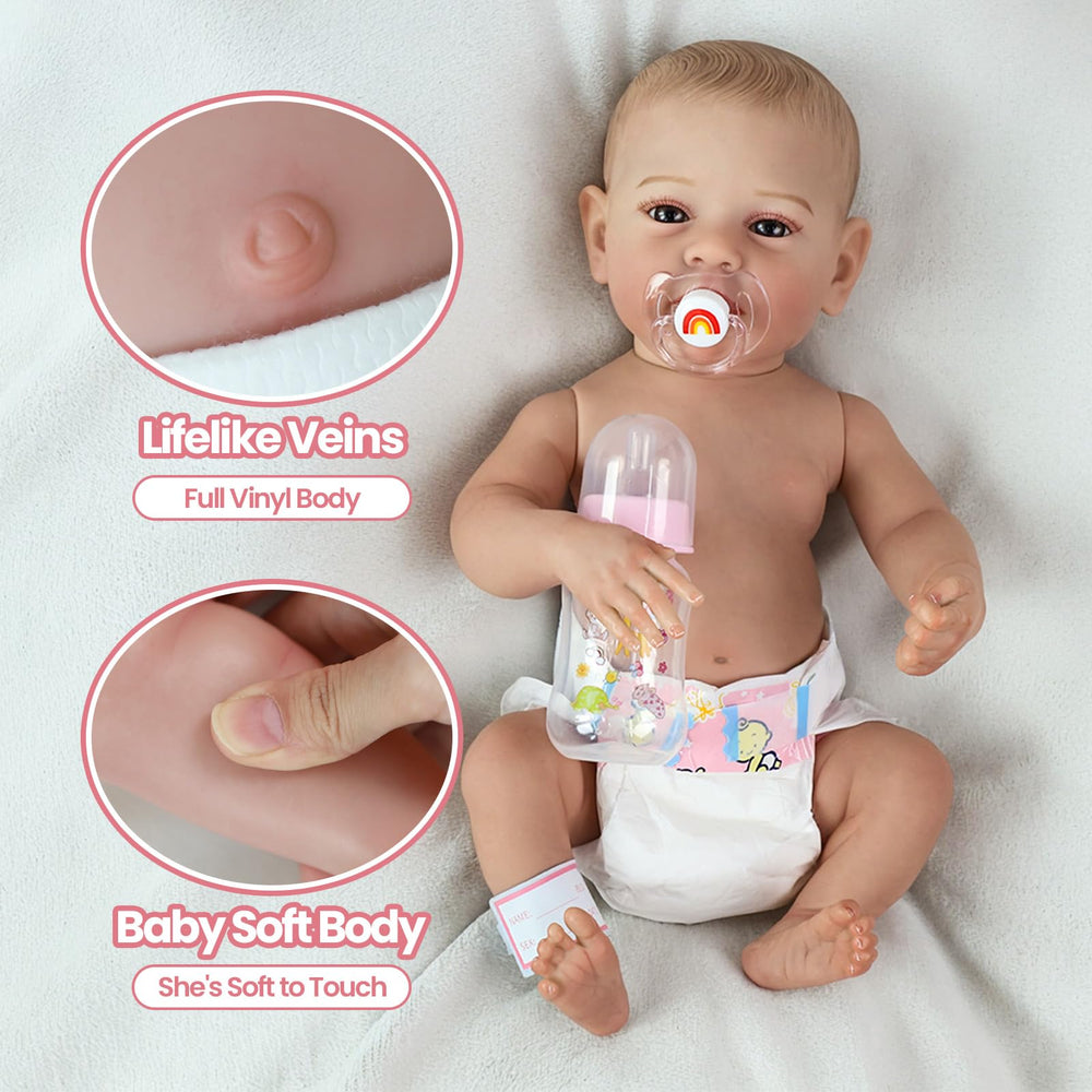 SCOM Mary includes feeding bottle for interactive playtime and nurturing routines