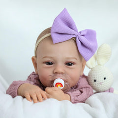 SCOM Mary with magnetic pacifier designed for easy pretend feeding