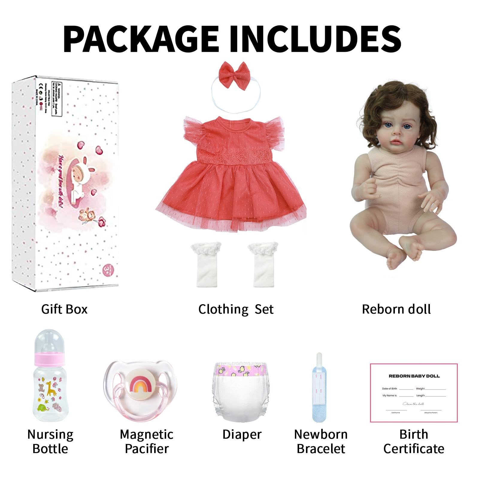 SCOM Reborn diaper and outfit visual focus ready for pretend play and gifting.