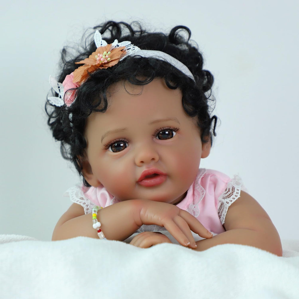 SCOM Reborn doll with moveable vinyl limbs for natural posing