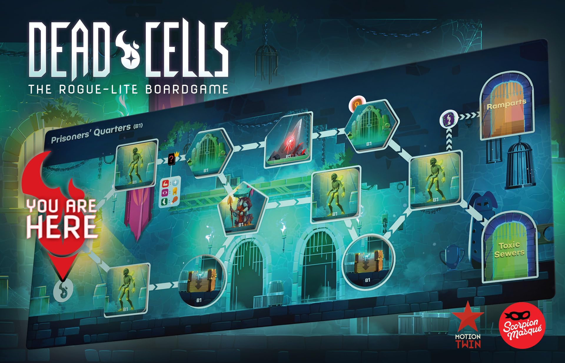 Scorpion Masqué boss cells track shows evolving difficulty and replayability.