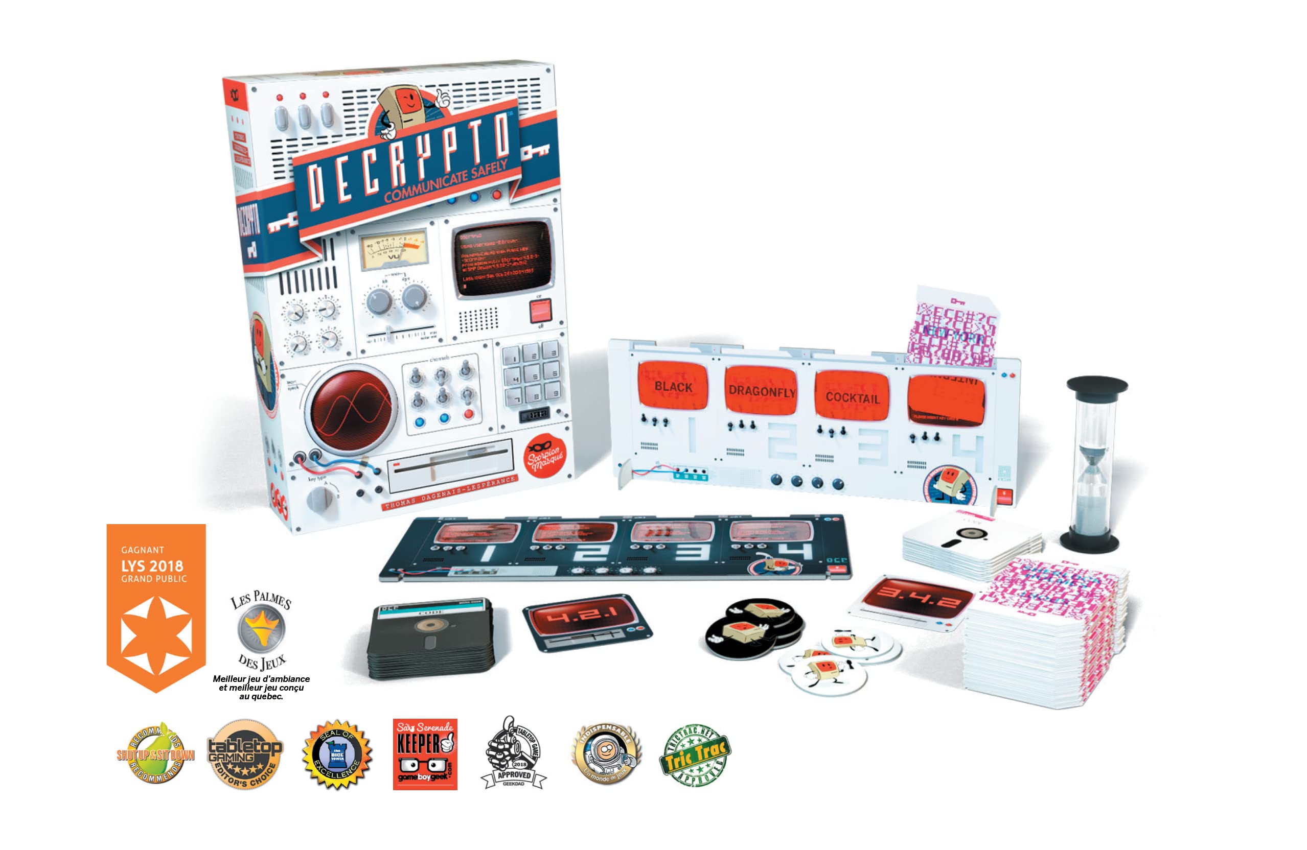 Scorpion Masqué Decrypto players 3-8 enjoy flexible, social game nights