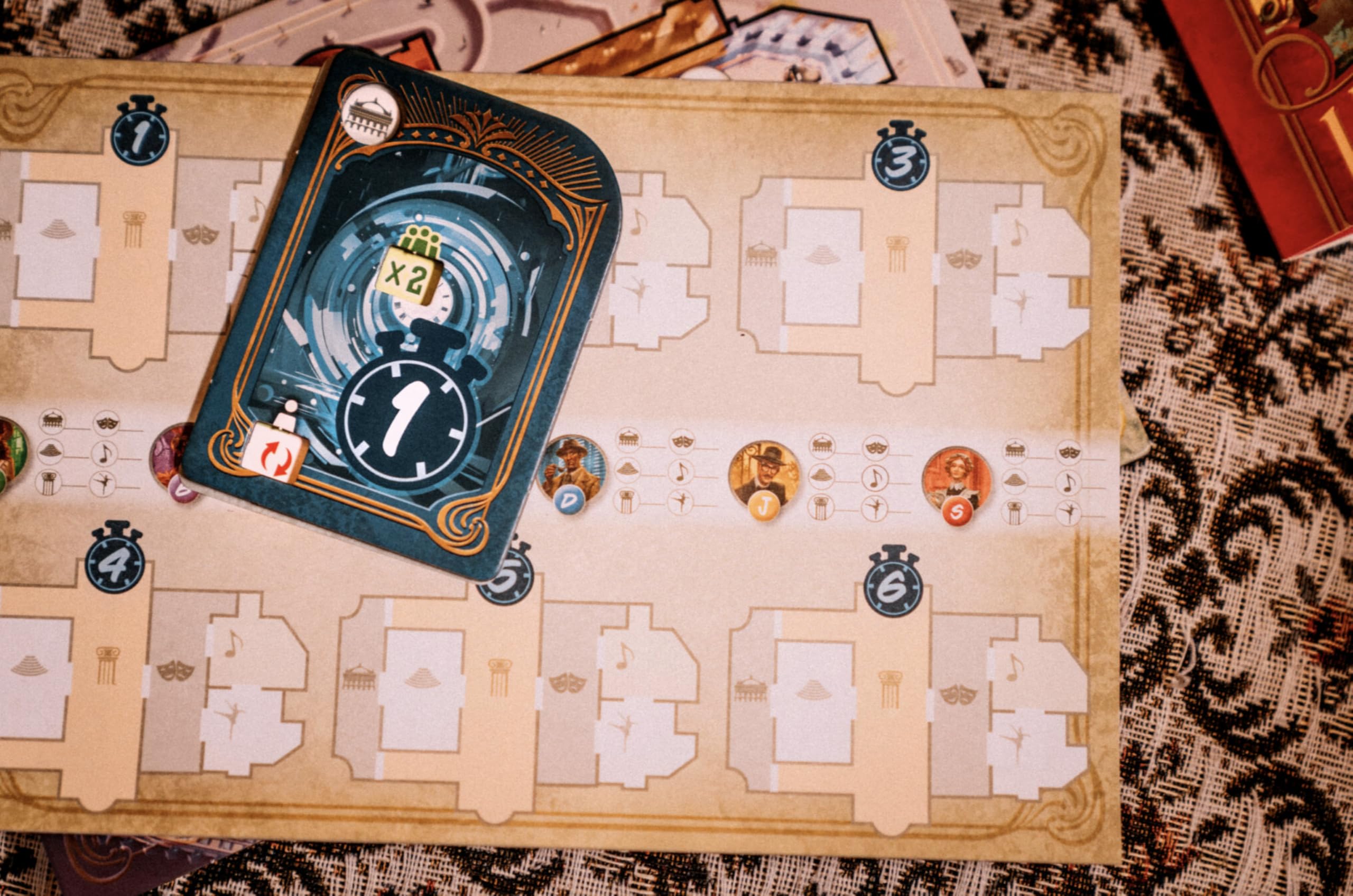 Scorpion Masqué Kronologic solo play – challenging 1-player detective experience