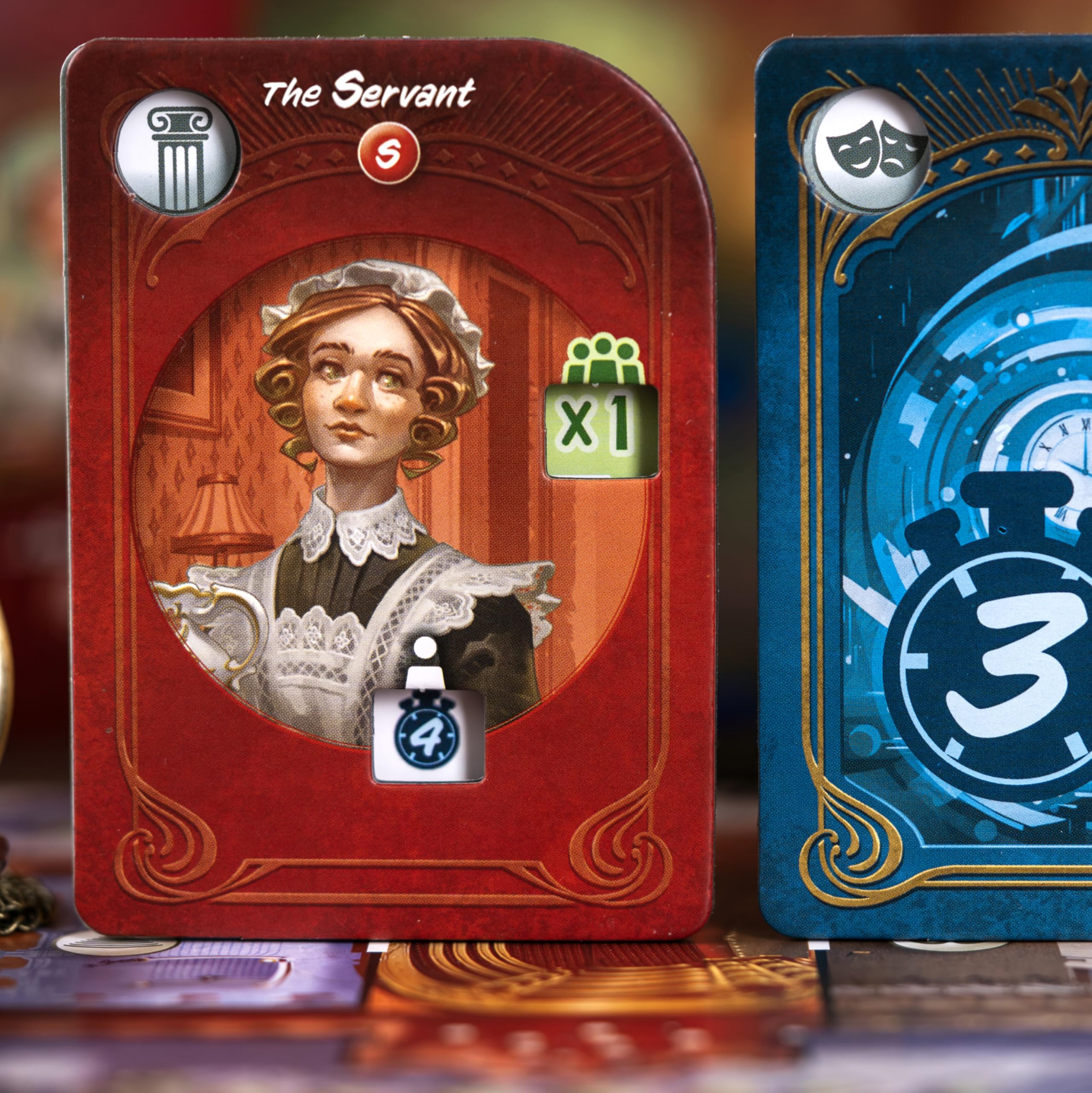 Scorpion Masqué Kronologic suspect cards – organize suspects to guide solutions