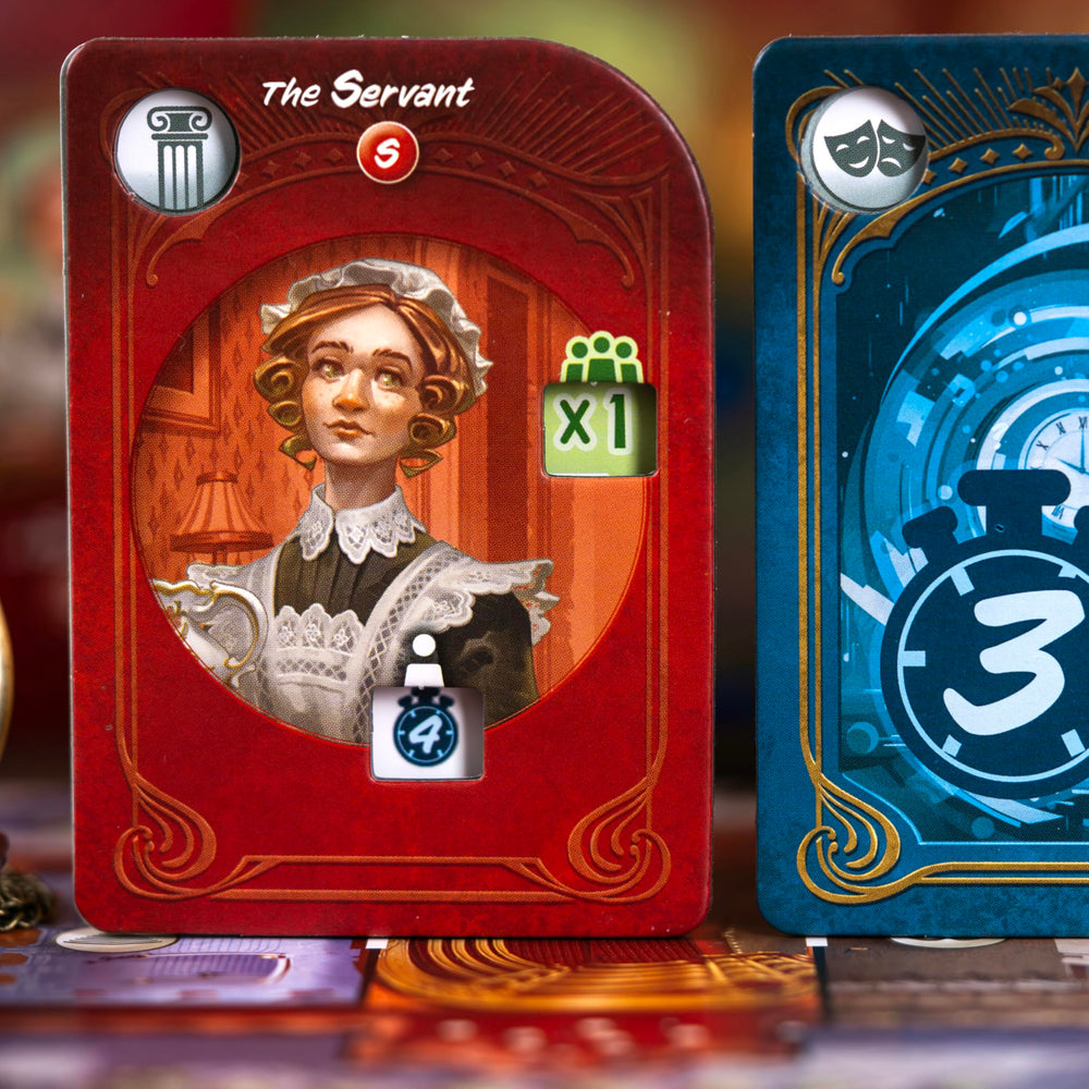 Scorpion Masqué Kronologic suspect cards – organize suspects to guide solutions