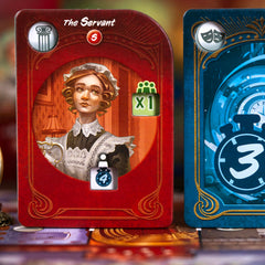 Scorpion Masqué Kronologic suspect cards – organize suspects to guide solutions