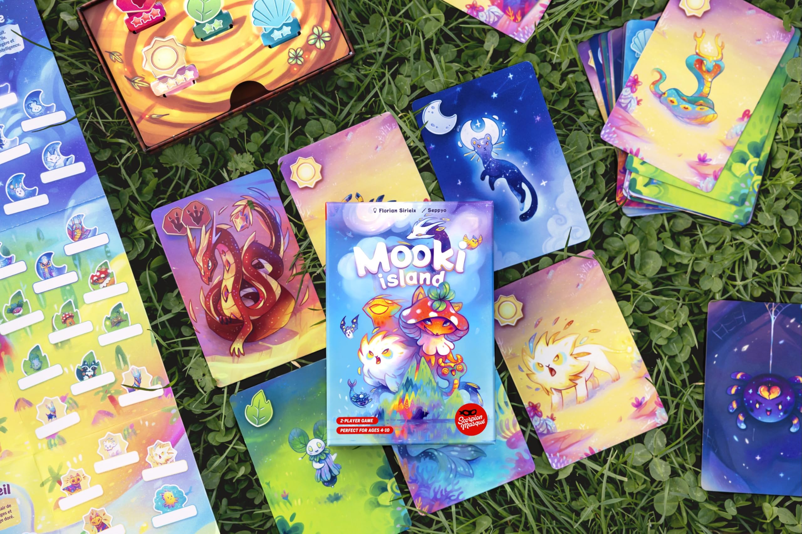Scorpion Masqué Mooki Island card collection features adorable creatures to befriend.