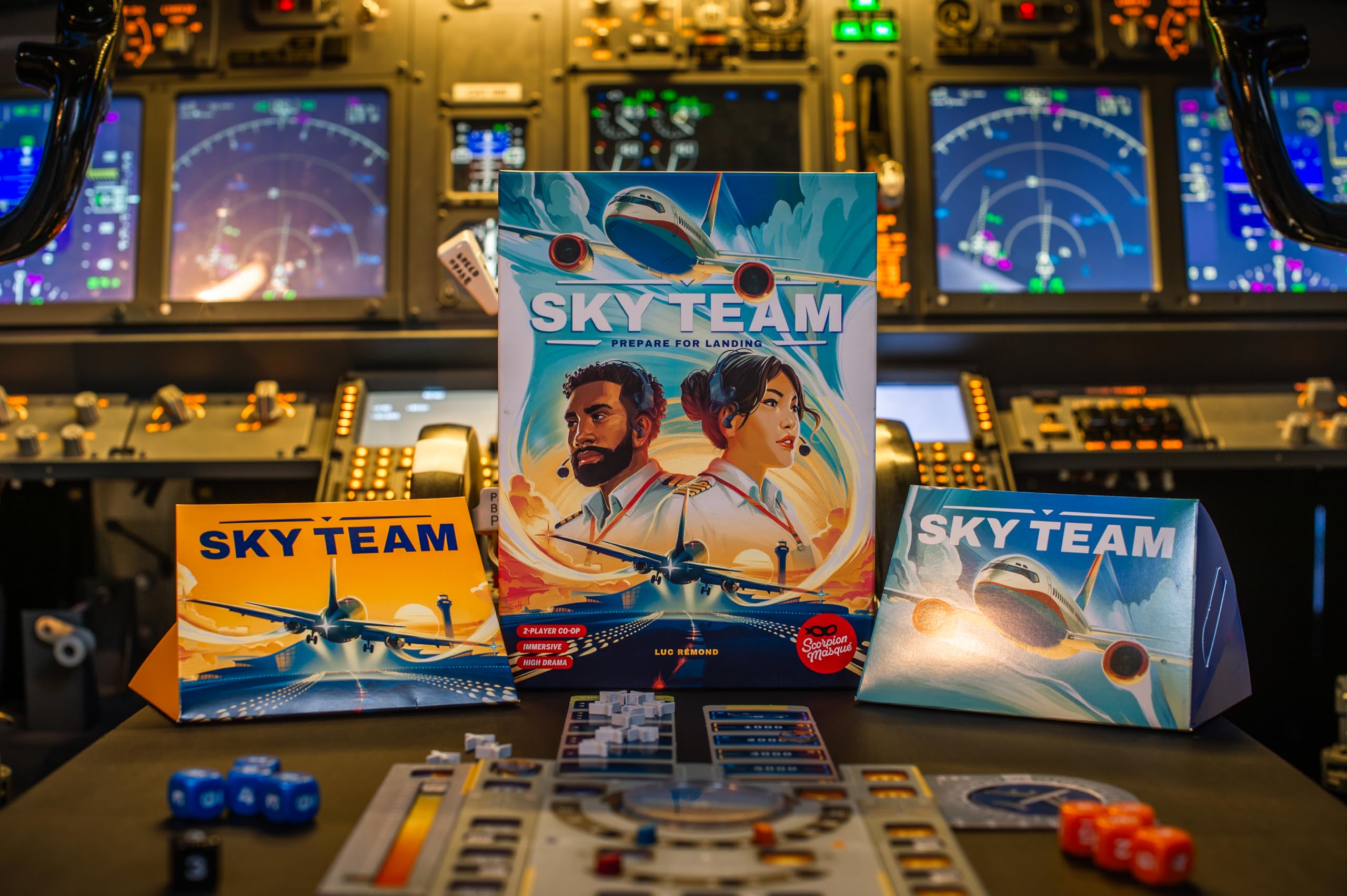 Scorpion Masqué Sky Team Turbulence expansion: Antarctica destination delivers immersive weather chaos for cooperative play with Scorpion Masqué