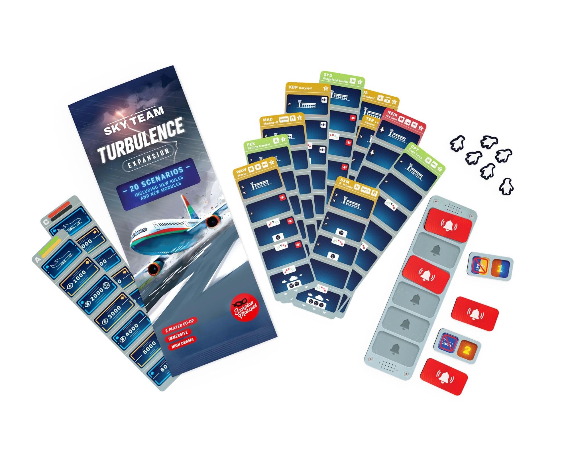 Scorpion Masqué Sky Team Turbulence expansion: Dusseldorf destination for cooperative play